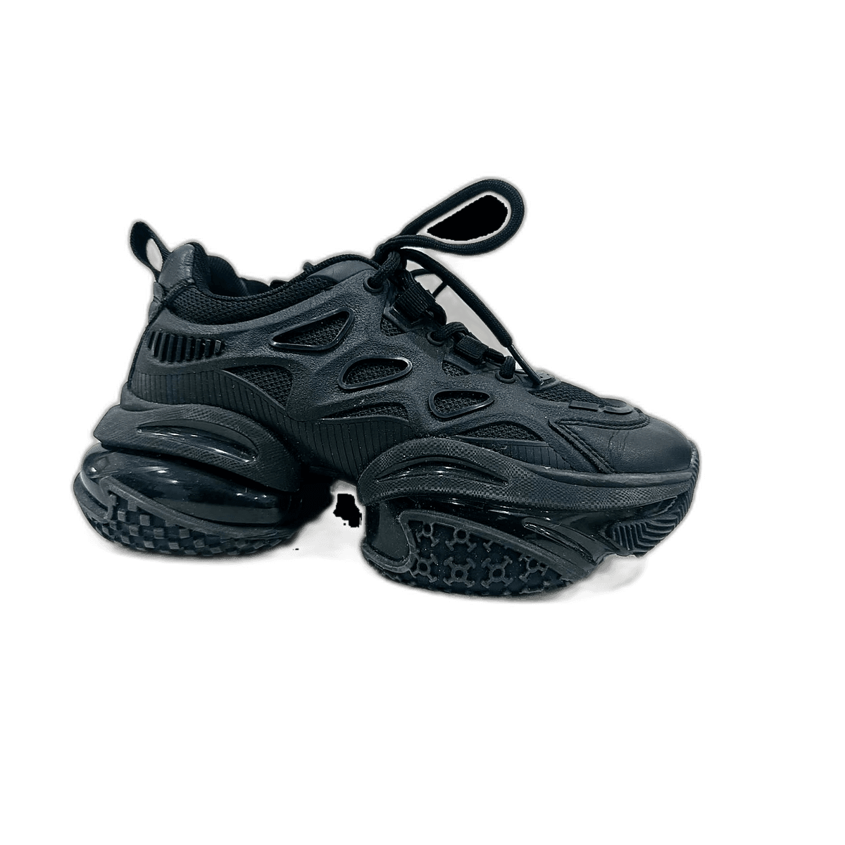 All-Black Moulded Chunky Sneaker, MAIN