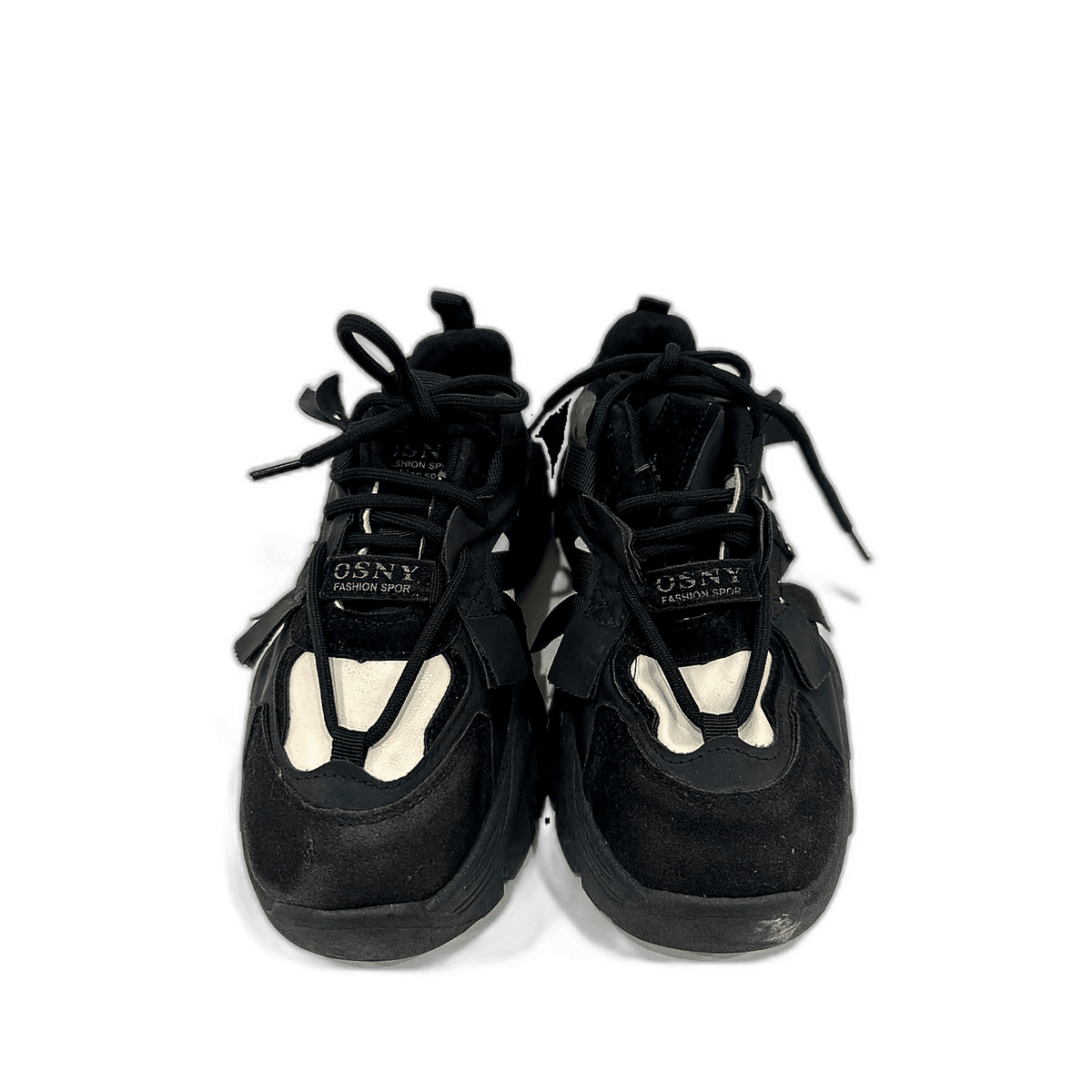 Black & White Panel Chunky Sneaker, MAIN