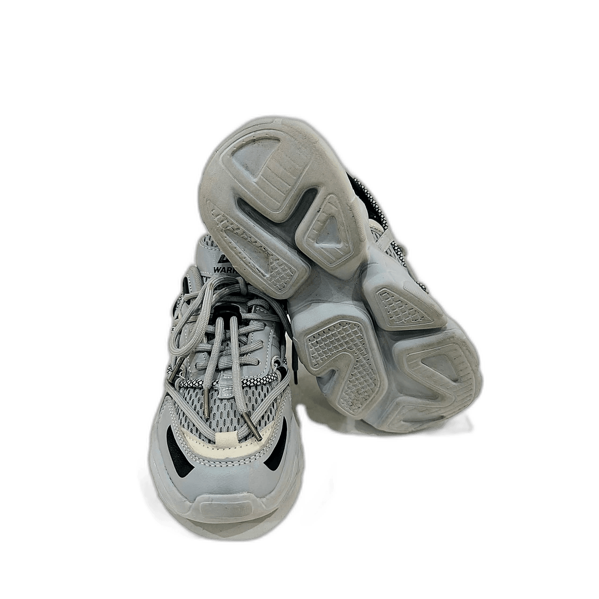 Grey & Silver Chunky Sneaker, MAIN