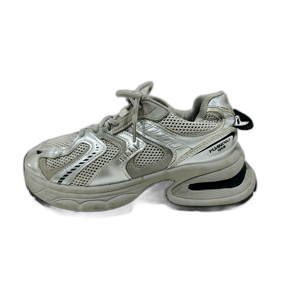 Silver Mesh Chunky Runner, MAIN