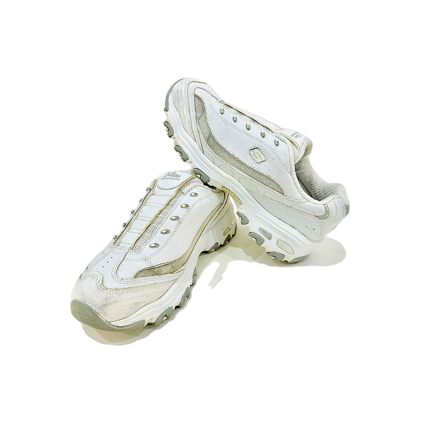 Skechers D'Lites, White, MAIN
