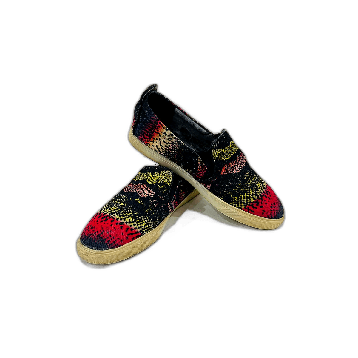 Snakeskin Print Slip-On Sneaker, MAIN