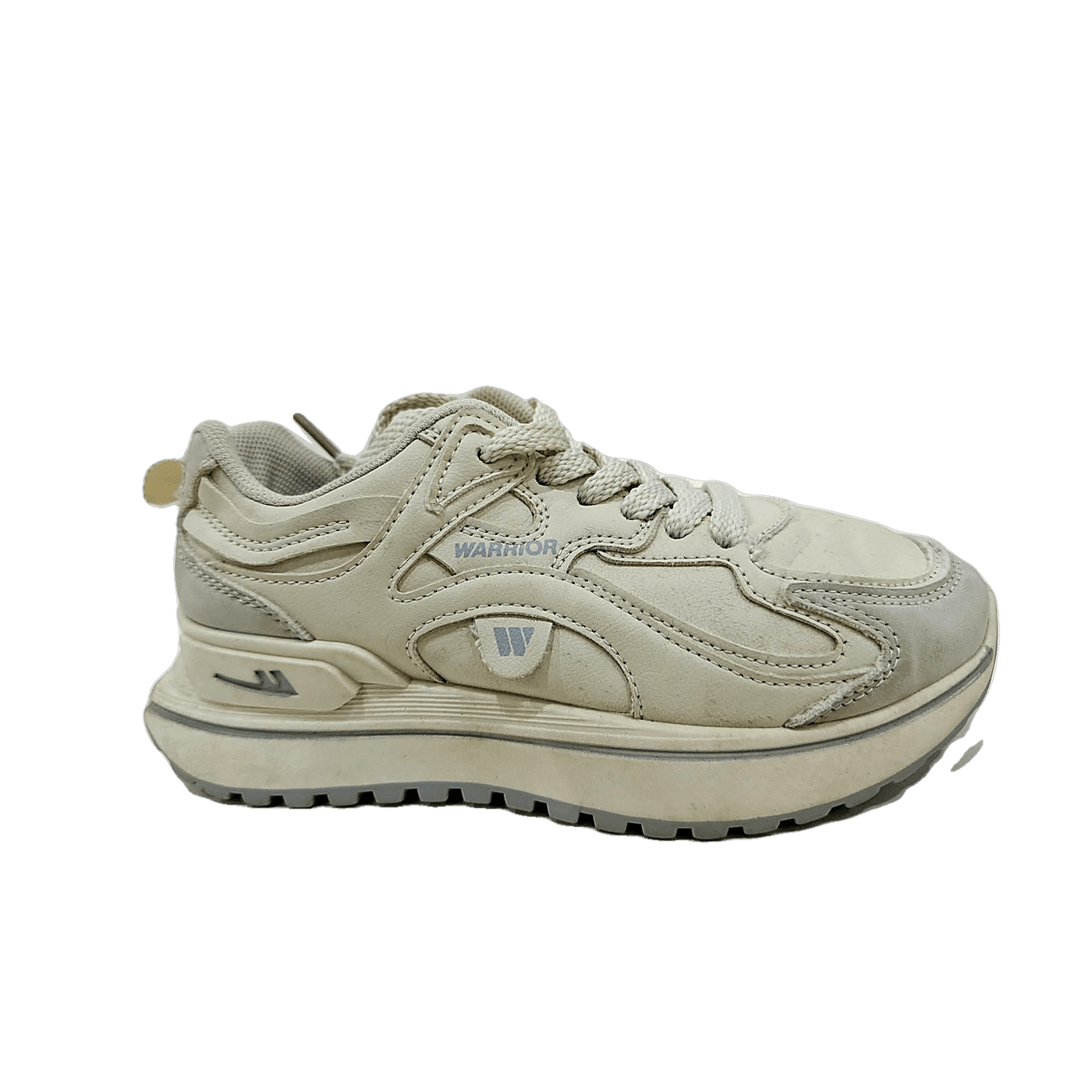 Warrior Cream Platform Sneaker, MAIN