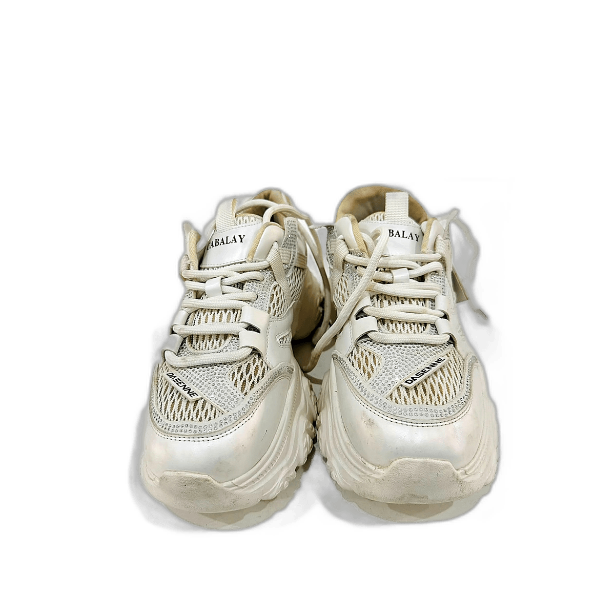 Cream Mesh Chunky Sneaker, MAIN
